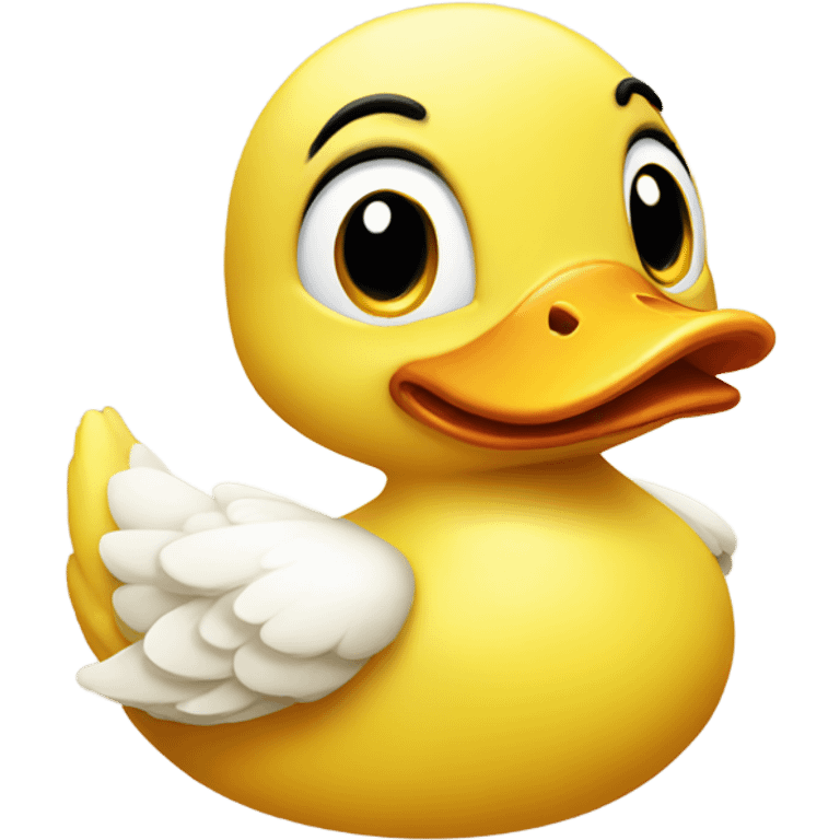 Happy Yellow Duck emoji