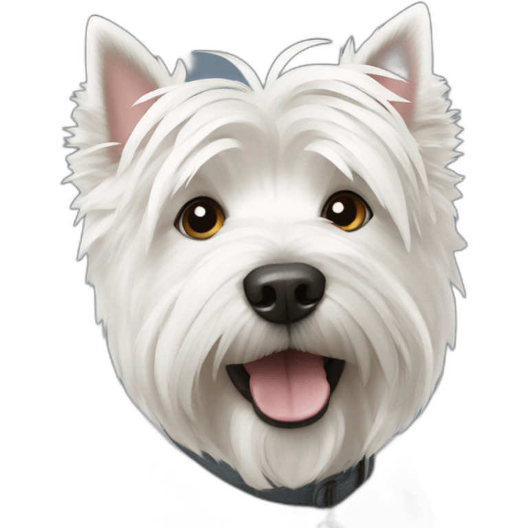 West Highland white terrier emoji