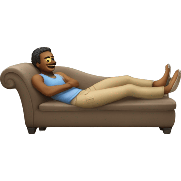 Relaxing on couch  emoji