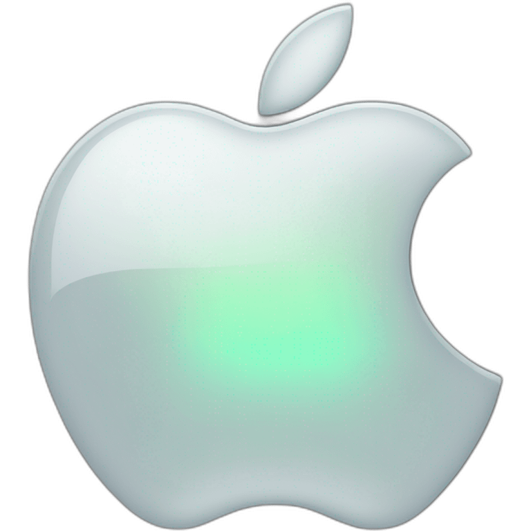 apple MacBook glow logo emoji