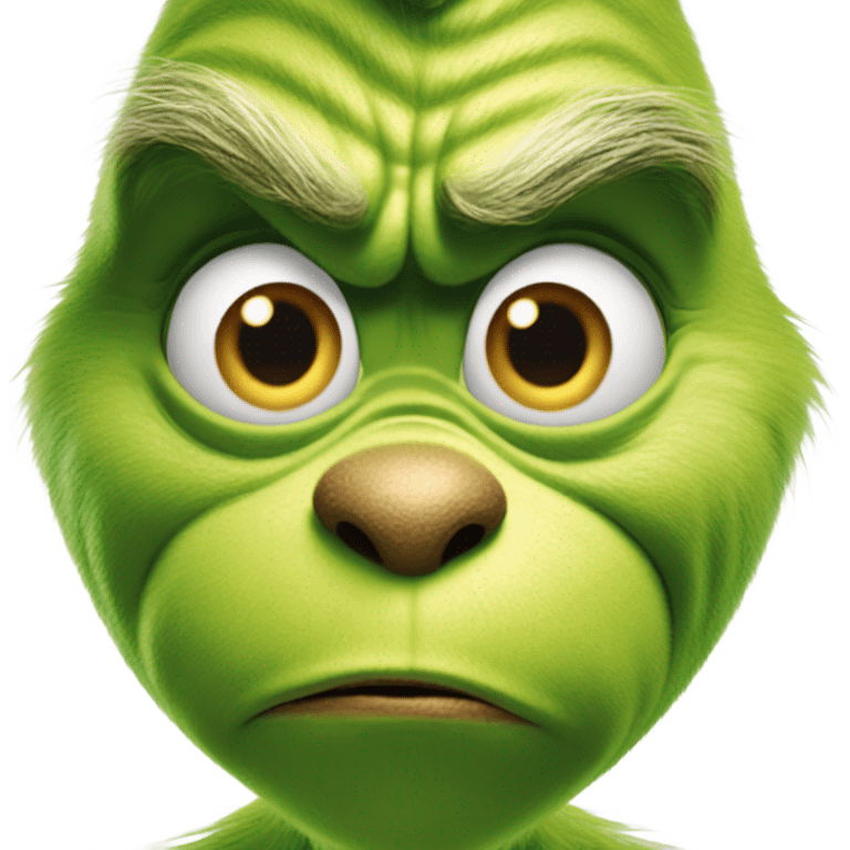 The Grinch flabbergasted  emoji