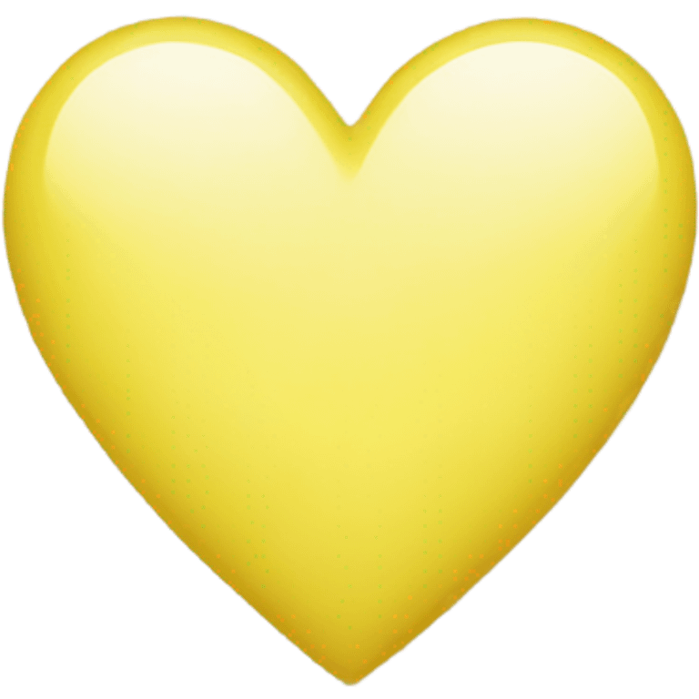 light yellow heart emoji