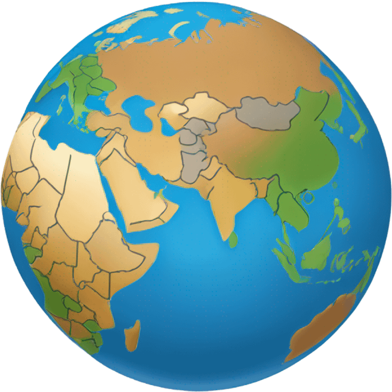 globe central asia emoji