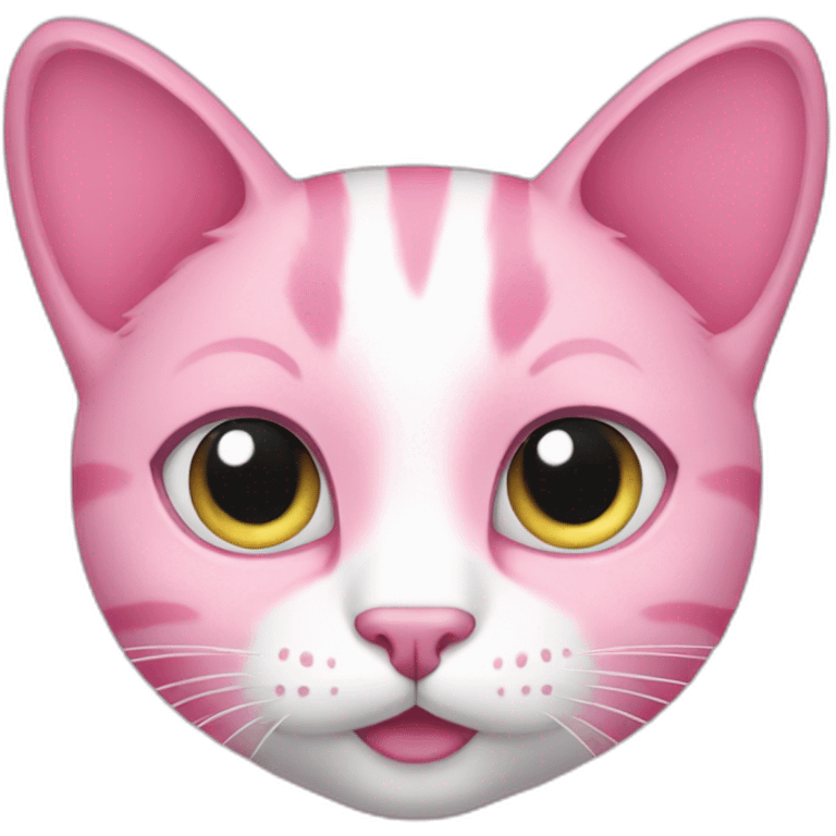 Pink cat  emoji