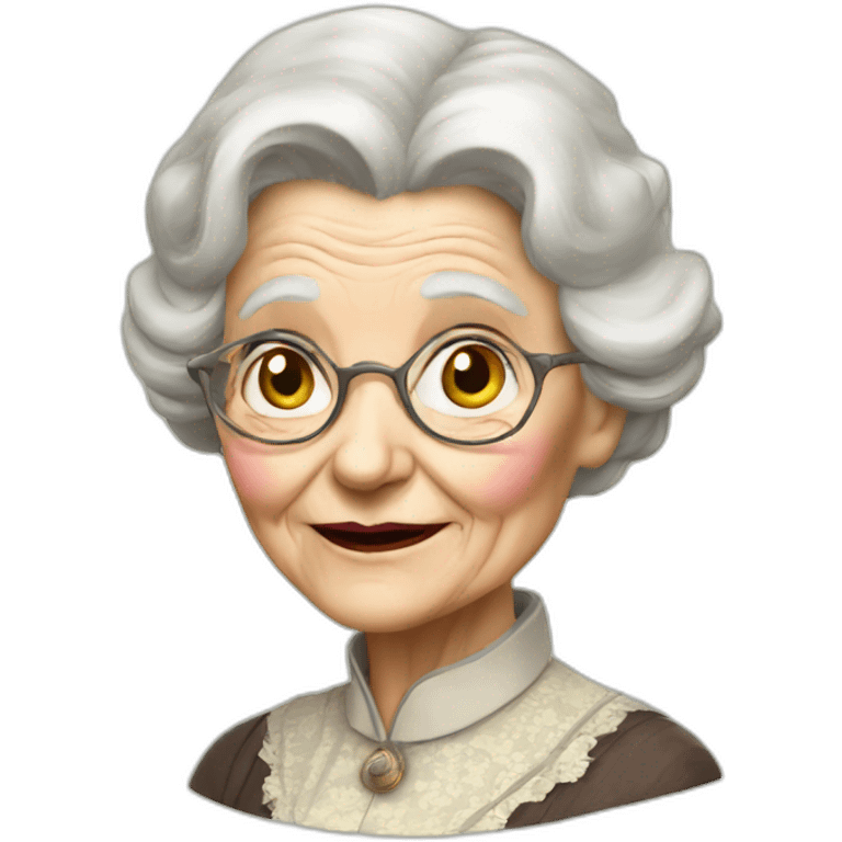 Old Lady Victorian 3 emoji