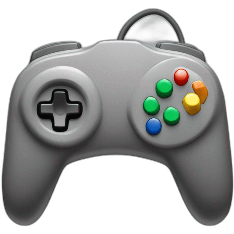 Nintendo 64 controller emoji