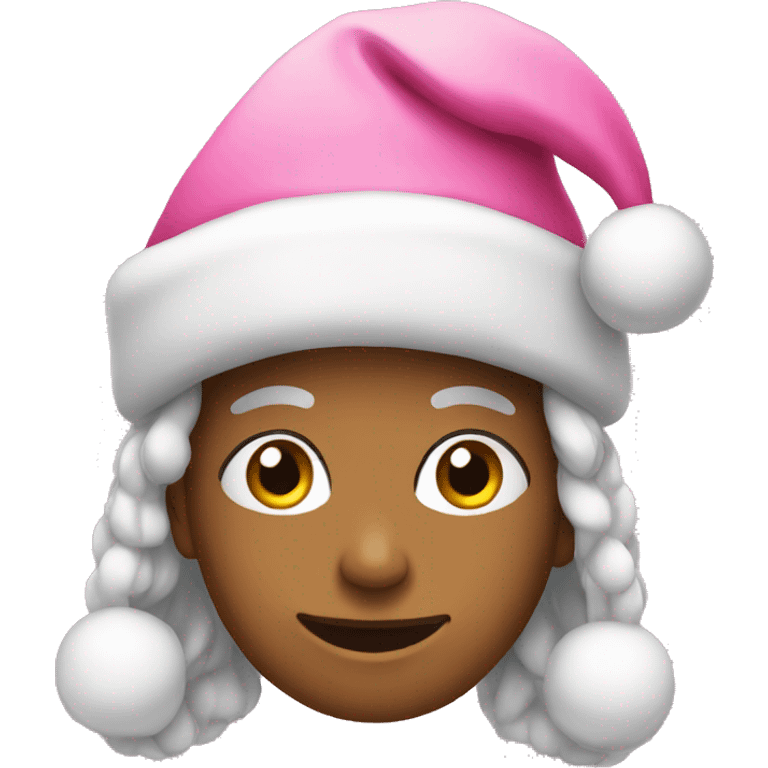 pink christmas  emoji