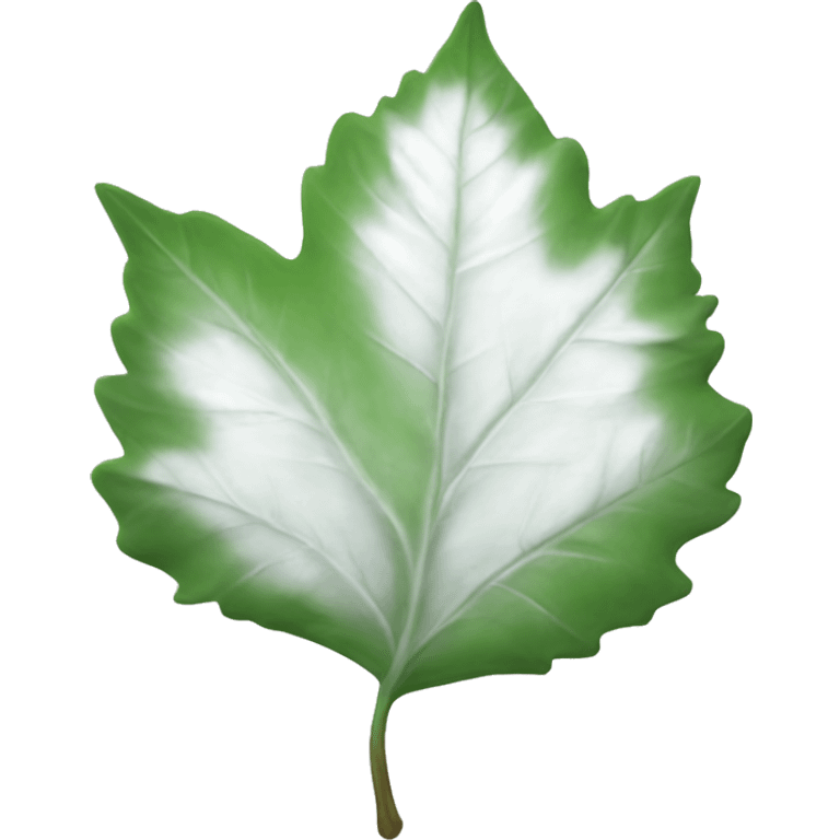 white leaf emoji