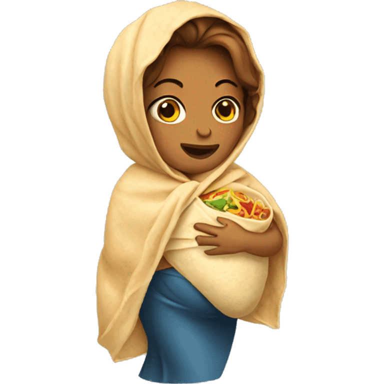 Pregnant burrito  emoji