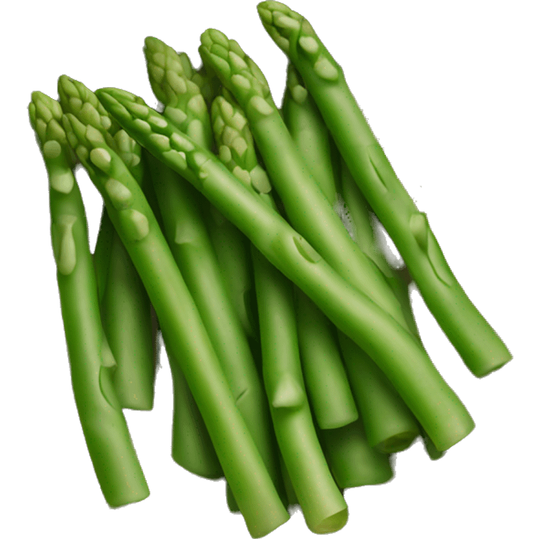 Bowl of green beans and asparagus  emoji