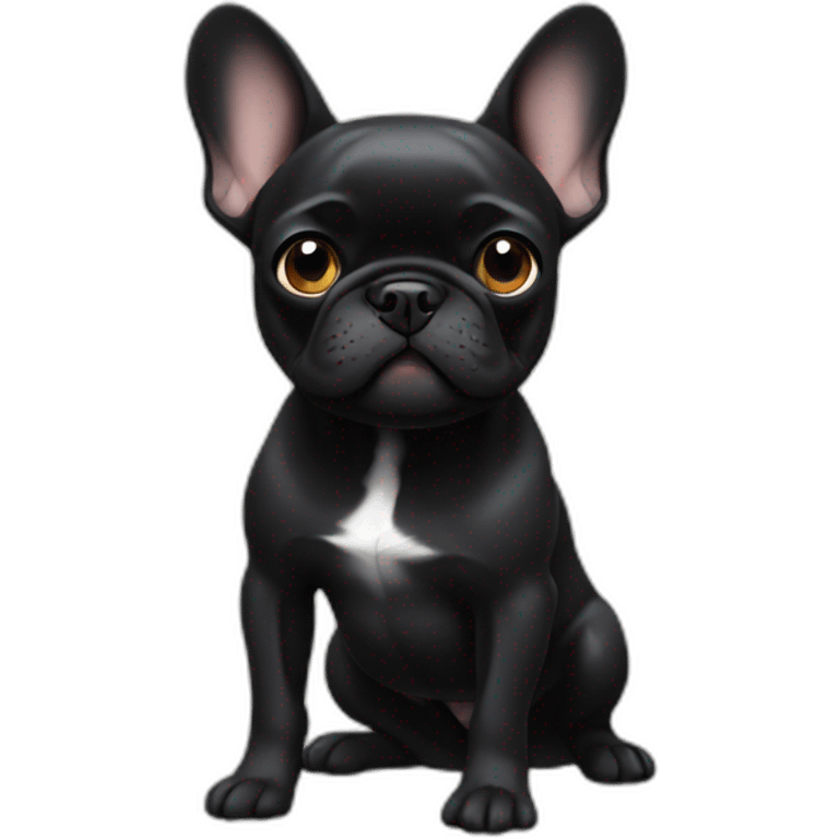 black frenchie emoji