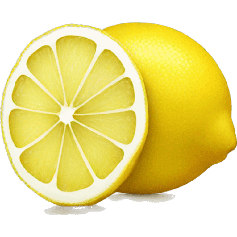 freezed lemon emoji