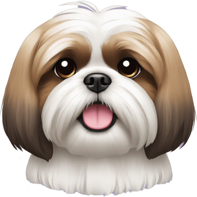 Shih tzu con cola  emoji