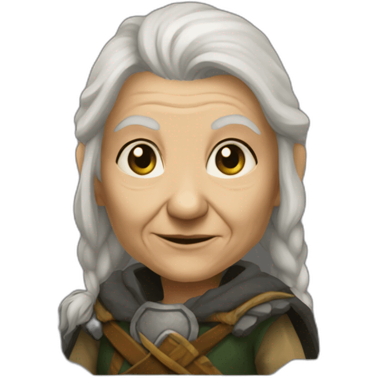 Old woman hill dwarf cleric faction agent emoji