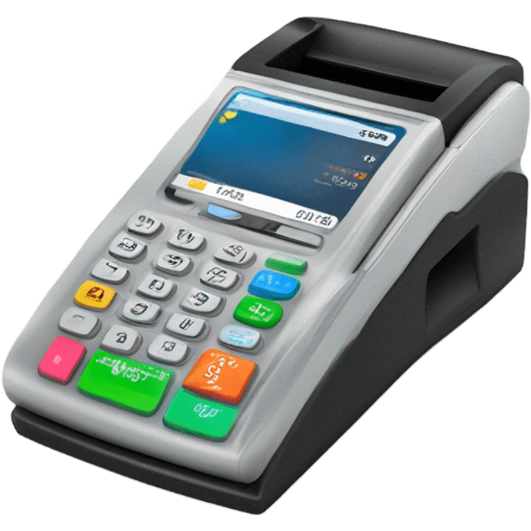 Debit card pos terminal lite emoji