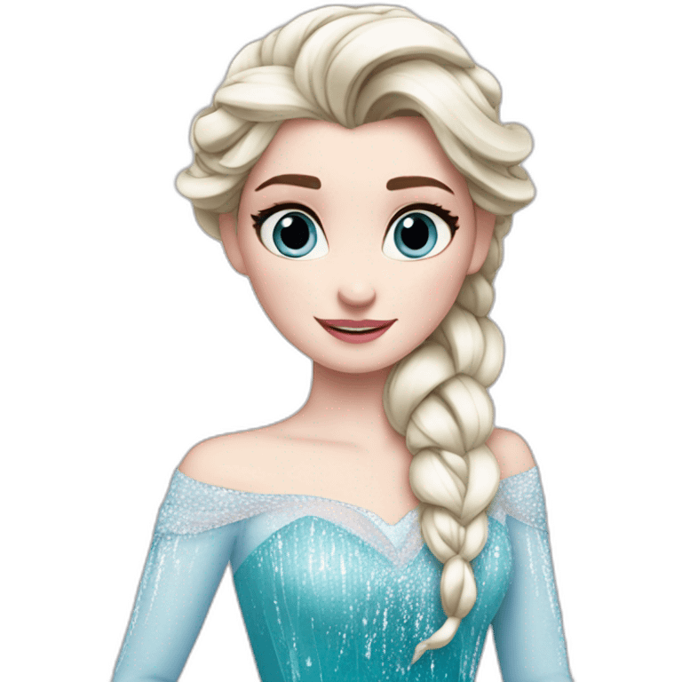 Elsa frozen emoji