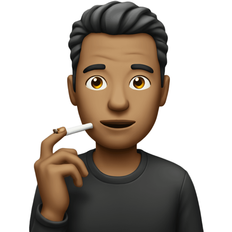 Guy smoking  emoji