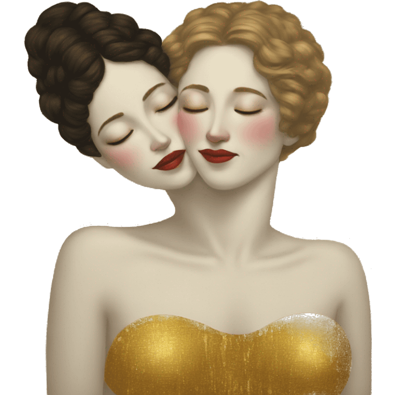 El beso (Klimt) emoji