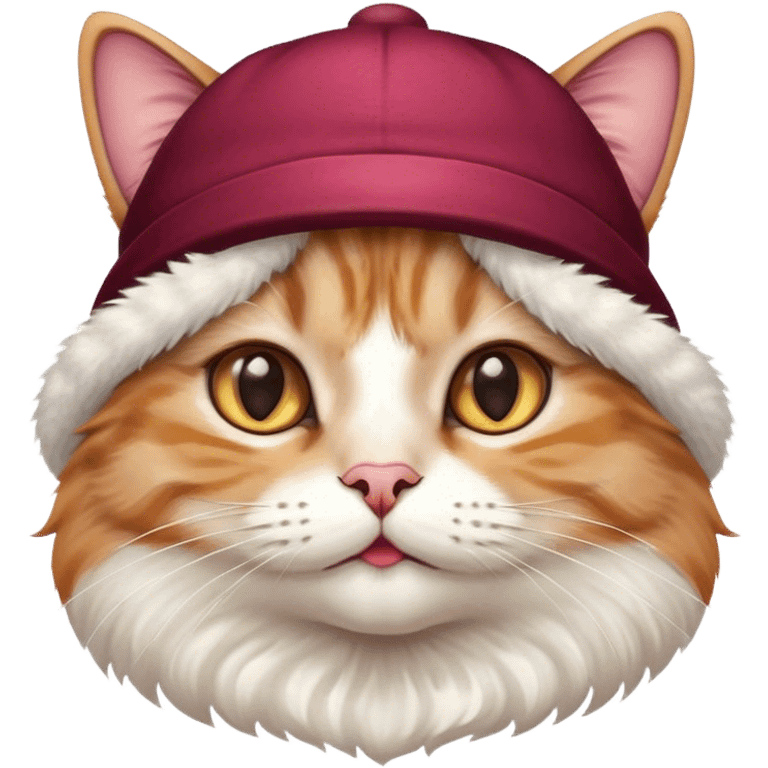 Cat wearing hat emoji