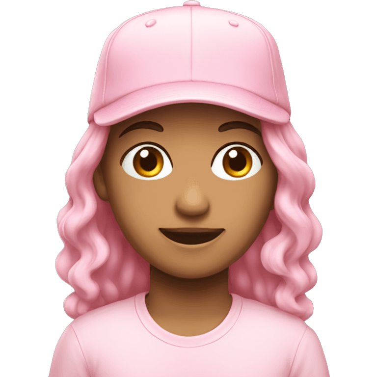 pastel pink cap emoji