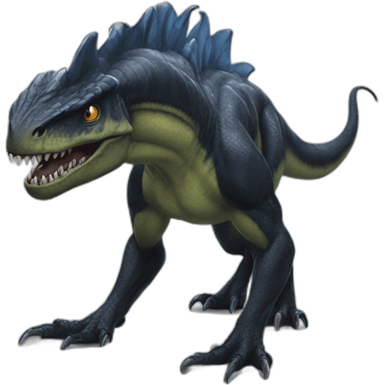 venom symbiont Dinosaur emoji