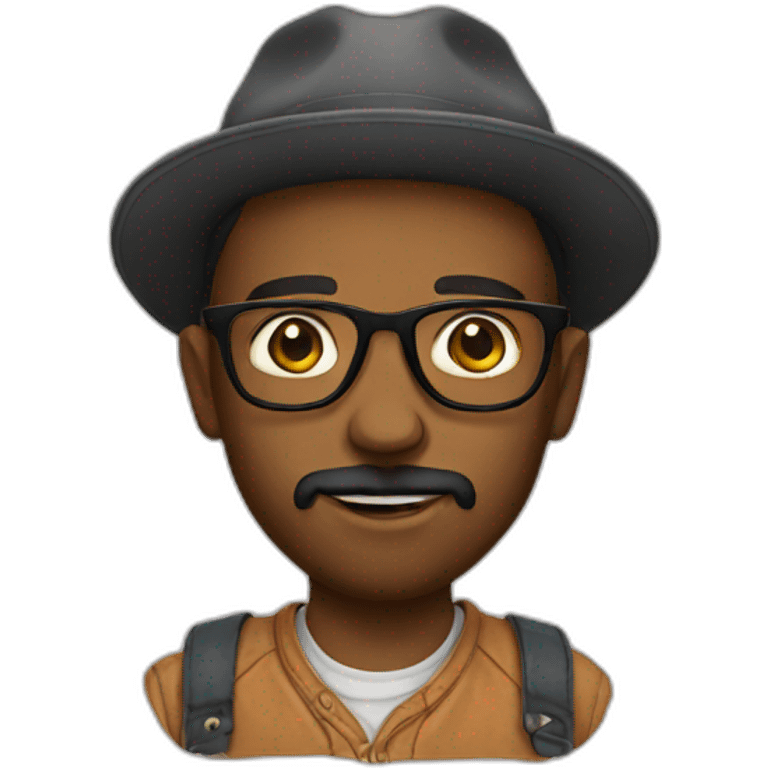 hipster emoji