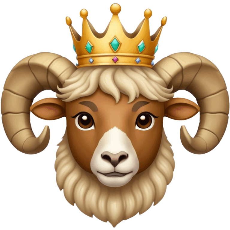 Ram king w/ crown emoji