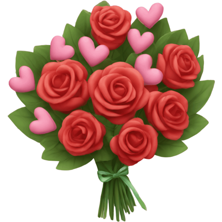 valentine flower bouquet emoji