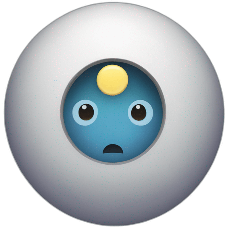 Moon bullseye emoji