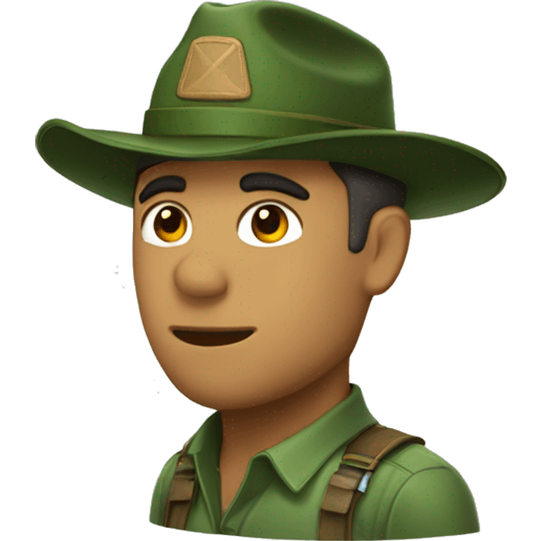 Forest Ranger Hat emoji