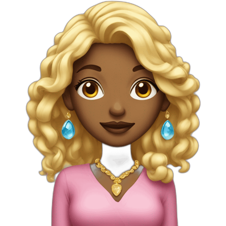 Rich girl emoji