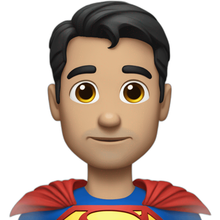 superman-ignores-person emoji