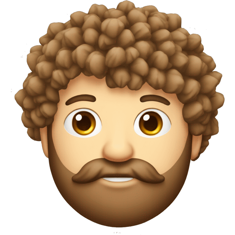 vecchio uomo con barba e corona di foglie  emoji