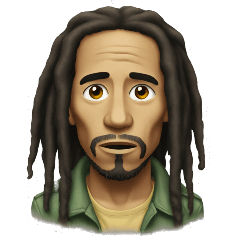 Bob Marley sad emoji