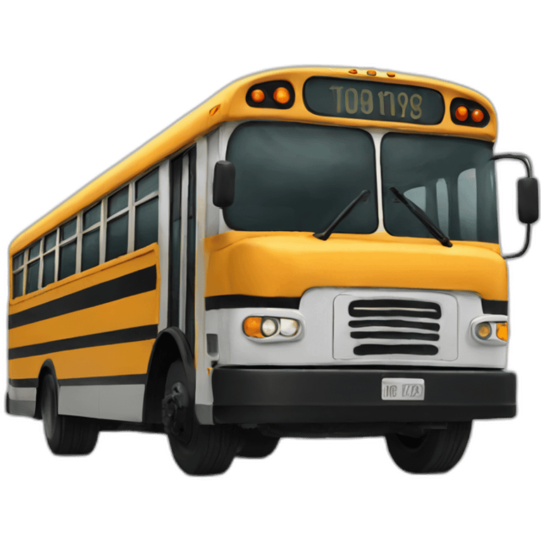 tiger bus emoji