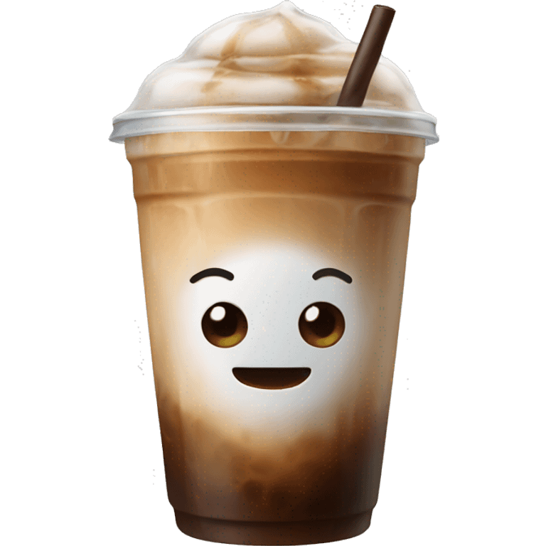 Iced coffee  emoji