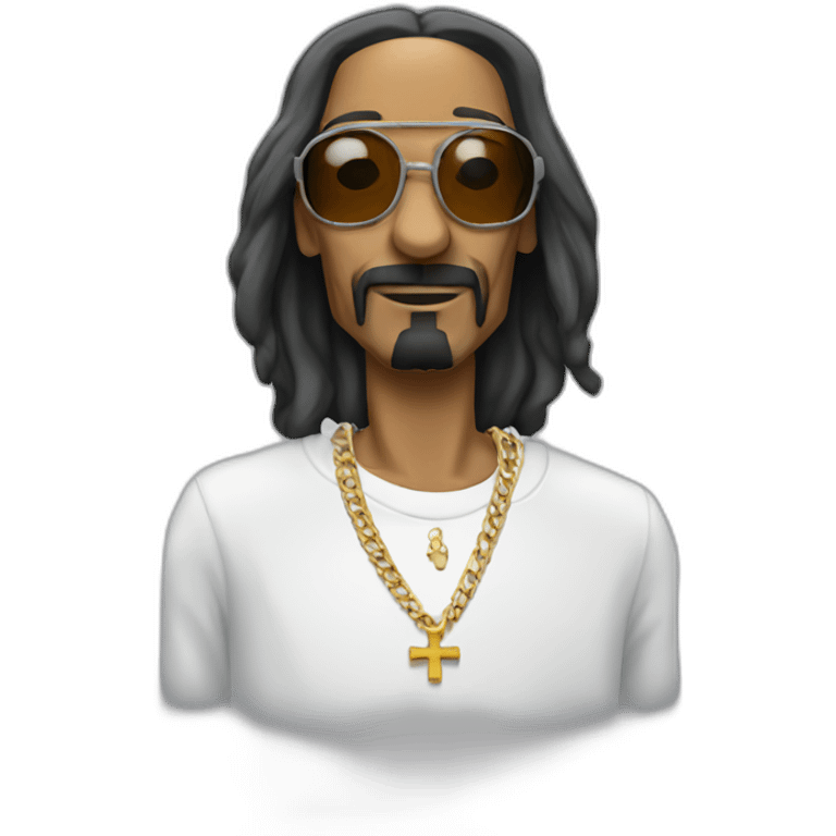 Snoop Dogg avec un join emoji