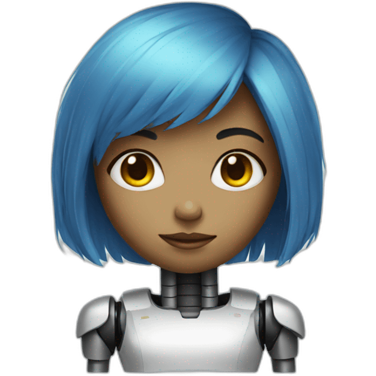 girl robot emoji