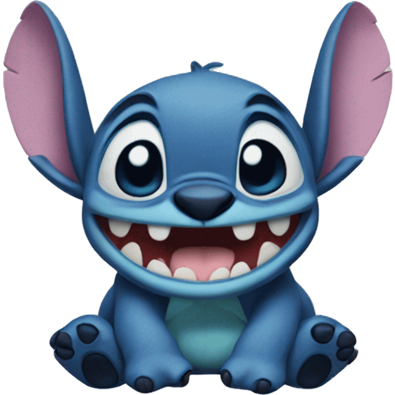 Stitch enojado emoji