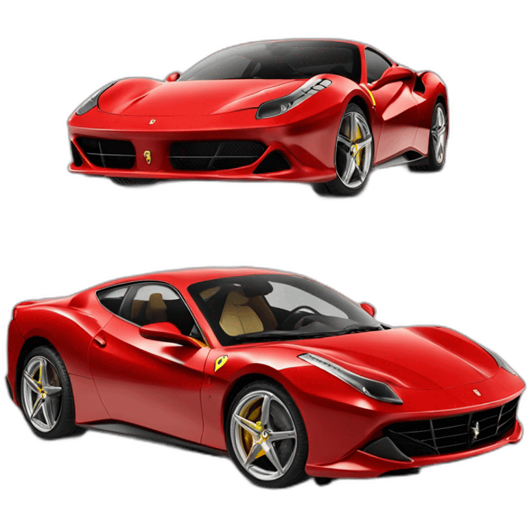 Ferrari purosangue car in red color emoji