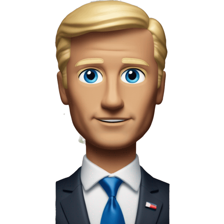 US president Ken in Barbie style, oil paint, mysterious eyes, intricate lips, masterpiece portrait, odd perspective, beautiful, desirable, logical, midsommar, ikea emoji