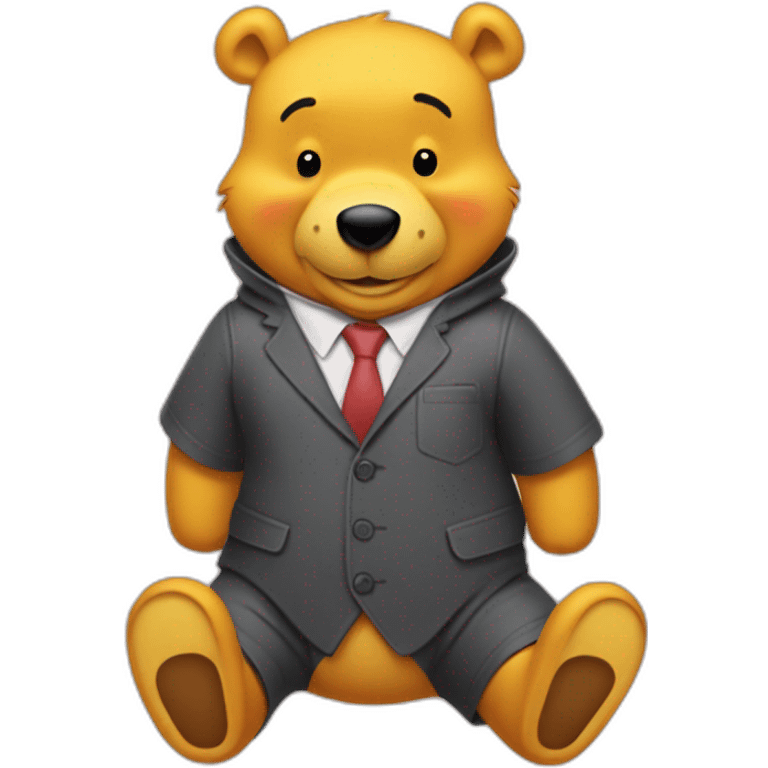 Winnie the pooh suit emoji