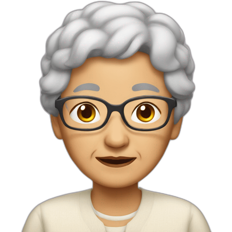 asian grandma emoji