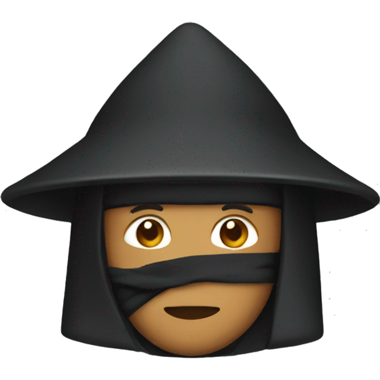 ninja with hat  emoji