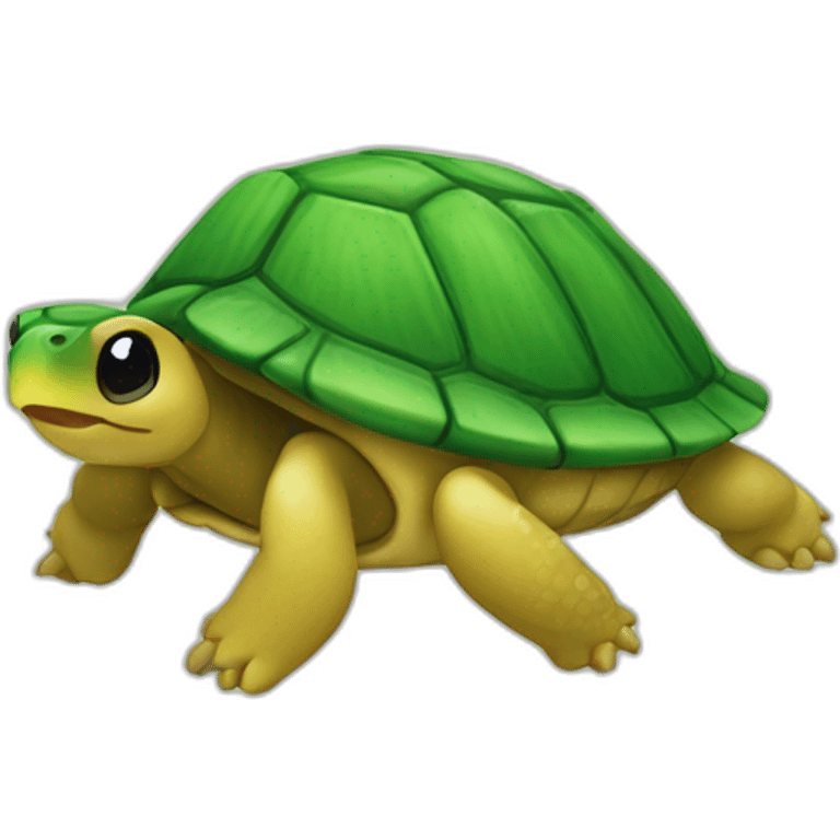 Tortue quui palmier emoji