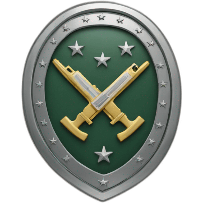 military badge emoji