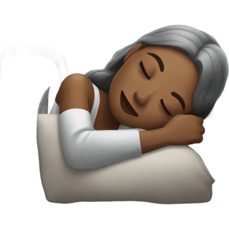 Women sleeping on a bus emoji