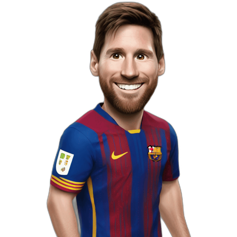 Happy-messi emoji