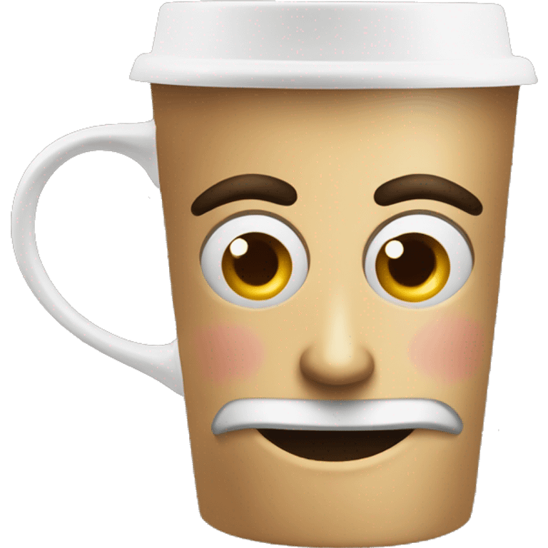 Lewk vintage on coffe cup emoji