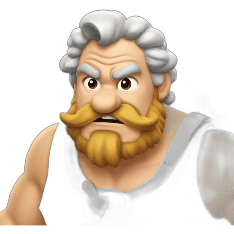 Astérix qui mange un sanglier  emoji